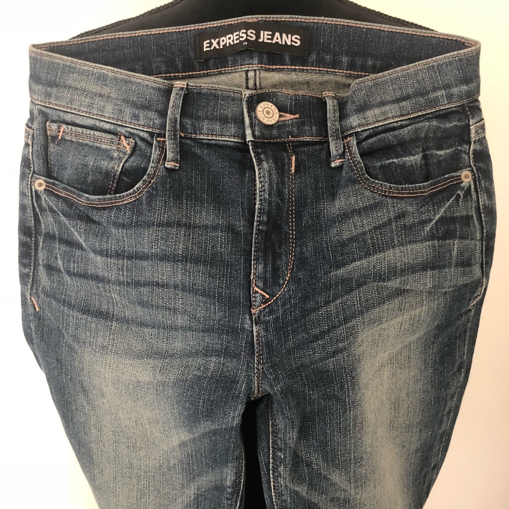Express Mid Rise Legging Jeans